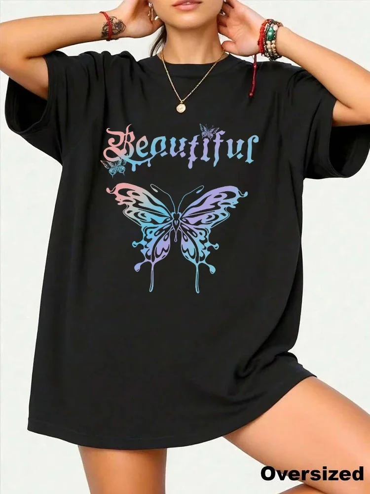 Summer Womens T-shirts Cotton Casual O-Neck Short Sleeve Daily Sports Jogging Woman Clothing 2026 Best Seller Fashion Tees Tops