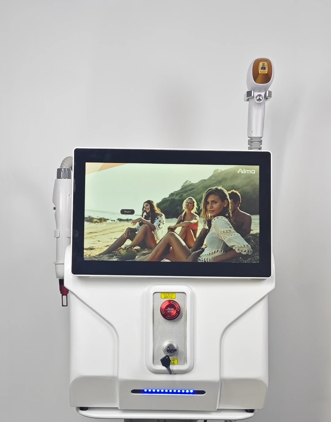 ЛУЧШИЙ 2 в 1, ледяной платиновый лазерный эпилятор, диодный лазерный эпилятор, машина для удаления волос ND YAG Pico Laser, машина для удаления татуировок