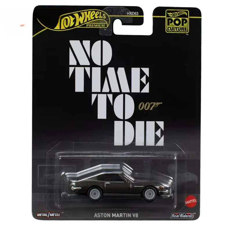 Official Hot Wheels Premium Car Pop Culture Boys Toys 1:64 Diecast Volkswagen Drag Bus Van Aston Martin Hiway Hauler Lotus Model