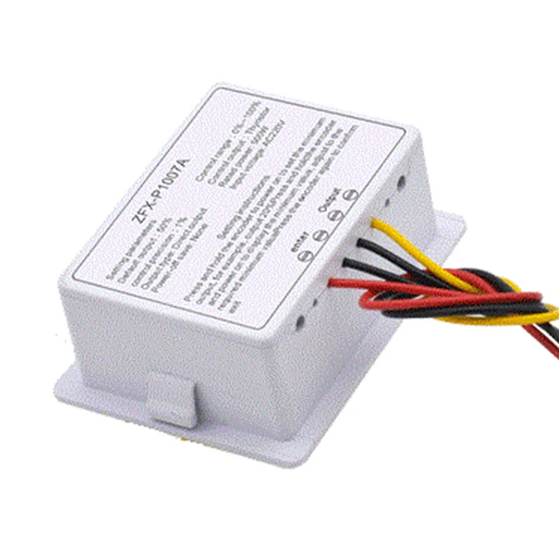 【السلع الساخنة】2X ZFX-P1007A وحدة تحكم في سرعة العرض الرقمي مقاومة للماء منظم سرعة ستبليس محافظ 500 وات تيار متردد 220 فولت مفتاح تحكم