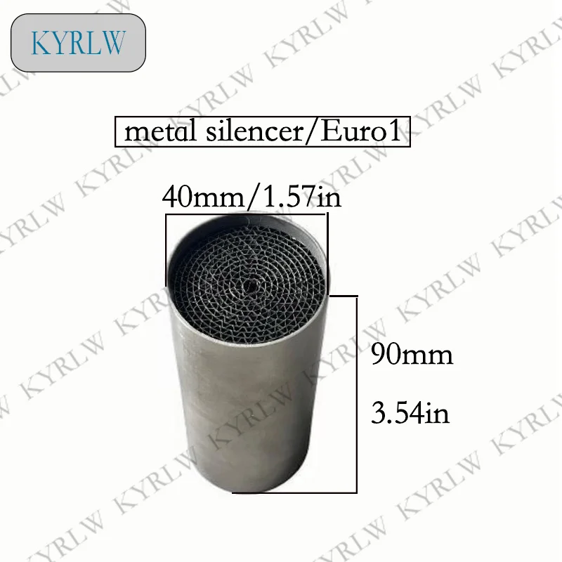 No Standard Muffler Universal EURO 1 Metal 40*90MM motorcycle Exhaust System