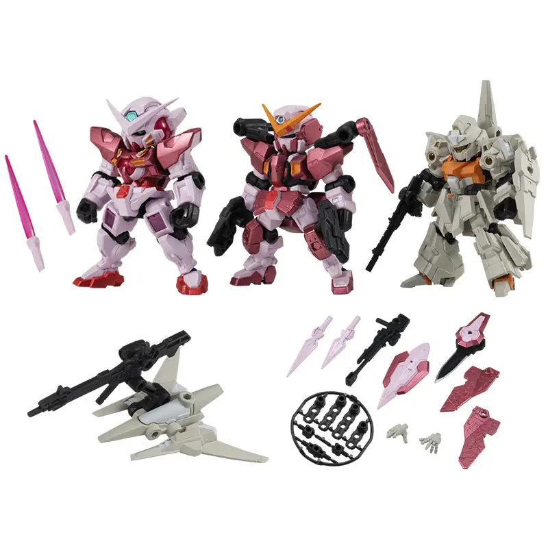 GUNDAM Gundam Exia, Modelo de Traje Móvil Transformable para Armar, Figura de Acción, Gashapon, Adorno Coleccionable