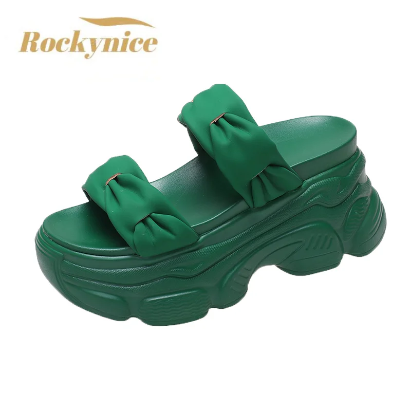 Women Platform Slippers Sandals 2022 Thick Sole Slipper Woman Outdoor Chunky Slides Summer Casual Beach Flip Flops Zapatos Mujer