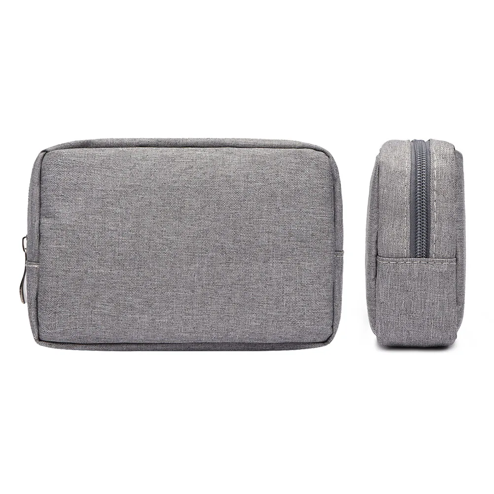 

Digital Accessories Storage Bag Batteries Power Bank Travel Electronics Organizer Portable Pouch Case Zipper Dust Proof