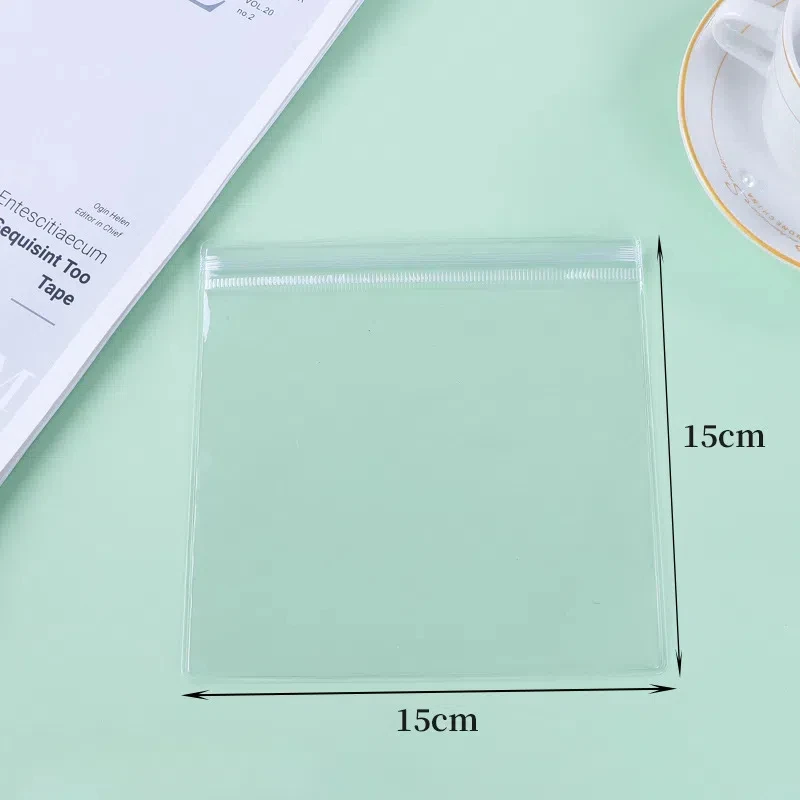50/20/10 PCS PVC Self Sealing Jewelry Bag Thick Necklace Bracelet Ziplock Bag Ring Storage Holder Bag Storage Anti-oxidation Bag