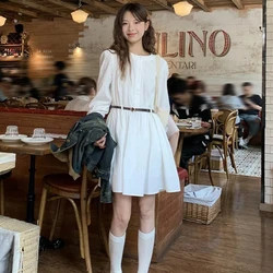Korean Vacation Style Atmosphere Interior Shirt Forest Japanese Versatile Design Dress