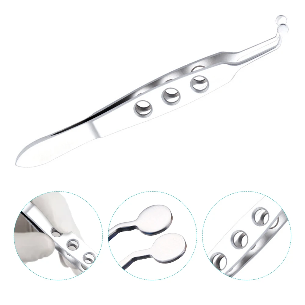 Meibomian الغدة التعبير الملقط ماكياج الجمال الصحة ملاقط الجفن الفولاذ المقاوم للصدأ Meibomian الغدة التعبير أداة الملقط #5