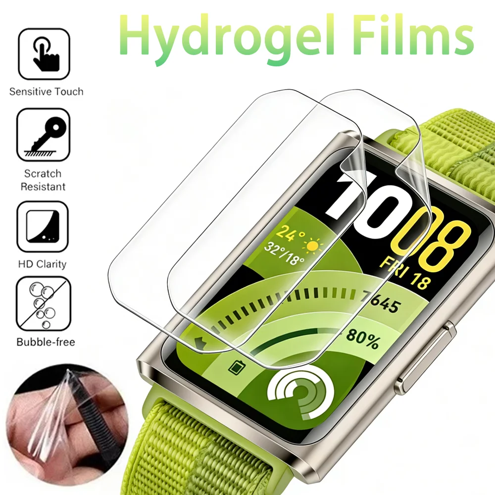 Flexible Displayschutzfolien für Huawei Band 11, kratzfeste Hydrogel-Folie für Huawei Band 11 Pro, universelles Uhrenfolien-Zubehör