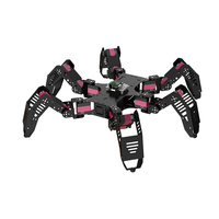 Assembled 18 Dof Hexapod Robot Metal Spider with Servos Remote Control Hexapod Robot for Arduino Robot Kit Programmable Spider