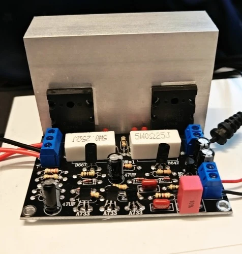 100W Mono Power Amplifier Board with 2SC5200 & 2SA1943 Transistors