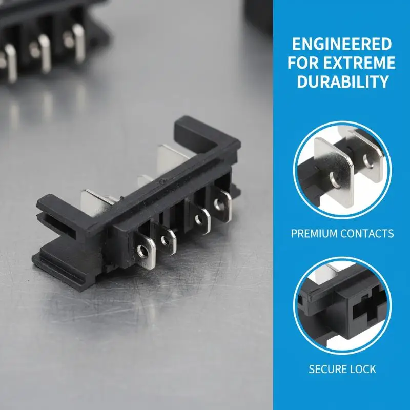 For 14.4V 18V 20V Li-Ion Battery Power Tools Charger Connector Terminal DCB112 DCB115 DCB105 DCB090 Adapter Socket Plug