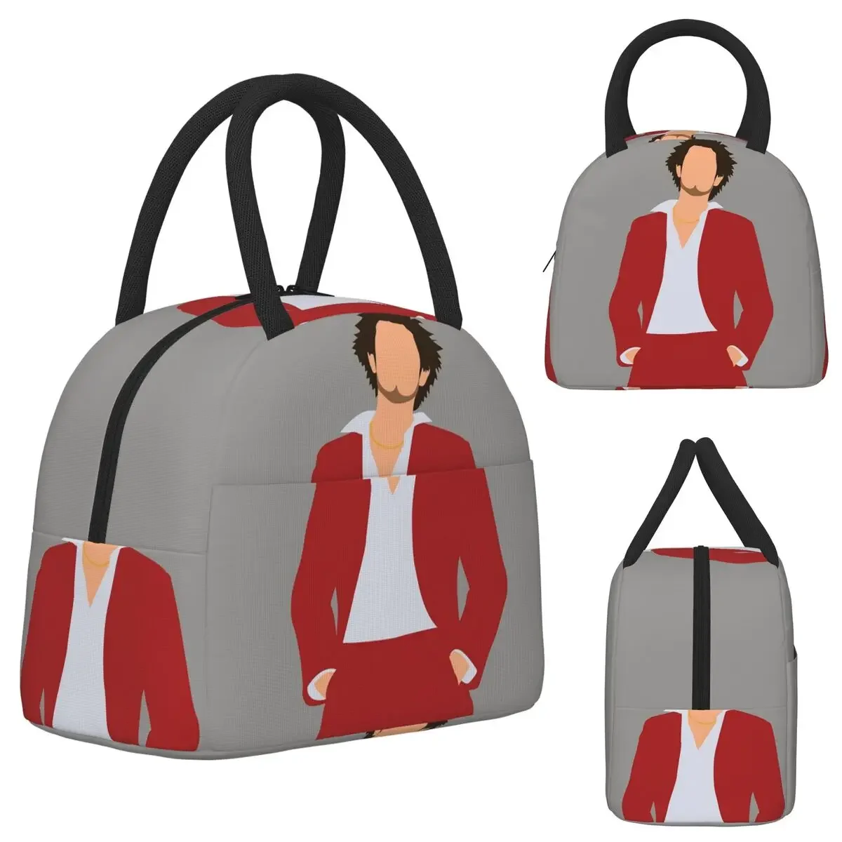 Yakuza Like A Dragon Ichiban Kasuga Kazuma Kiryu Insulated Lunch Bag for Women Office Cooler ThermalLunch Boxes Container