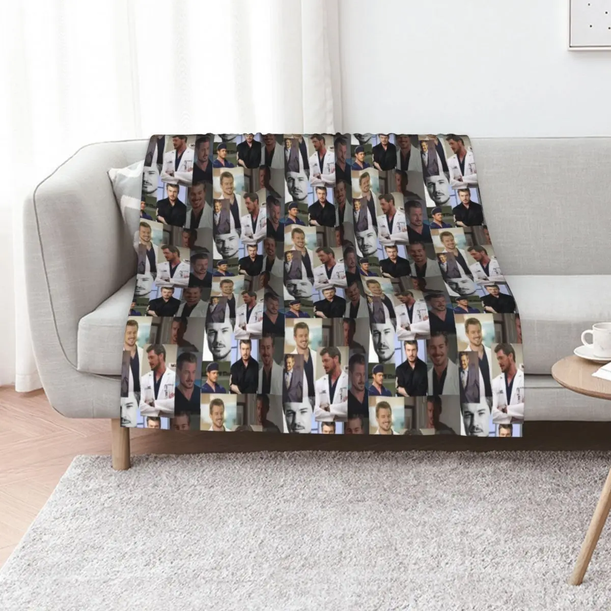 Mark sloan Throw Blanket for babies blankets ands Luxury St Soft Plush Plaid Hairys christmas gifts Blankets