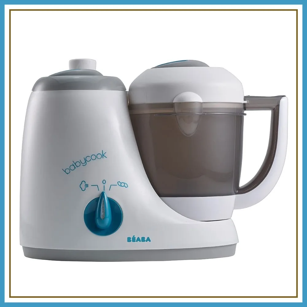 

5-in-1 Baby Food Maker: Steam, Blend, Reheat, Defrost, Sterilize, 27 oz Capacity