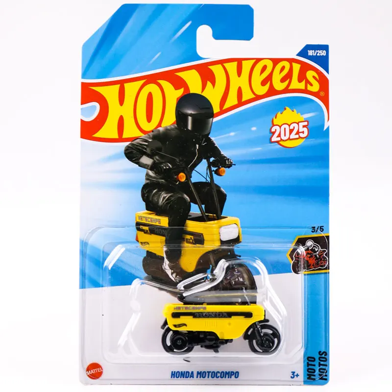 Hot Wheels Pucca C4982 Mini voiture en alliage modèle de voiture Tesla Honda moto Honda Collection garçon jouet cadeaux d'anniversaire recueillir