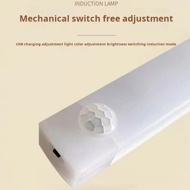 1 ชิ้นไร้สาย LED Motion Sensor Cabinet Light - เหมาะสําหรับตู้เสื้อผ้า, ห้องครัว, ตู้เสื้อผ้า, บันได - กลางคืนที่ใช้แบตเตอรี่