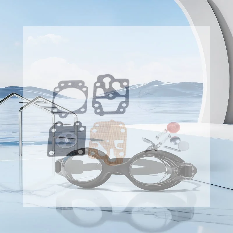 Professional HD Silicone Diving Goggles Anti-Fog Waterproof Small Frame Unisex Swim Goggles for Snorkeling Water Activities