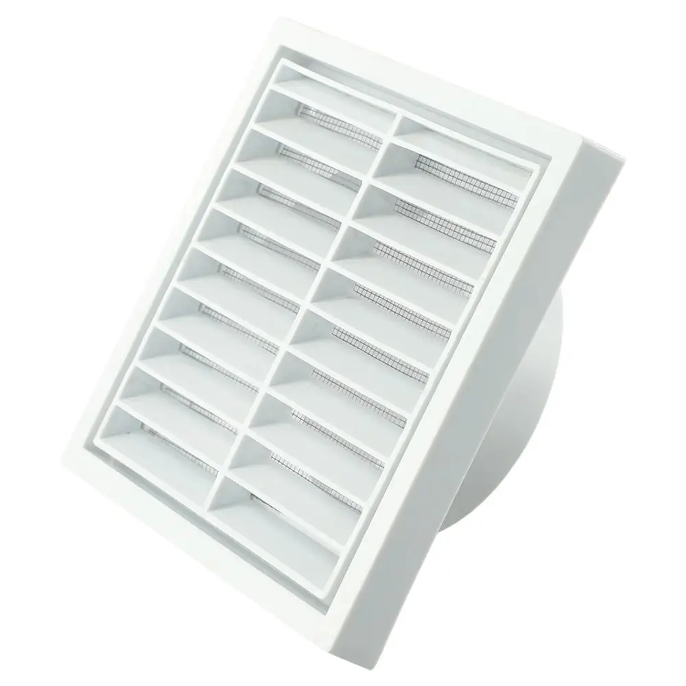 1Pcs Wall Ceiling Grille Air Outlet Pipeline Ventilation Grilles Cover Fresh Air Exhaust Outlet White Plastic