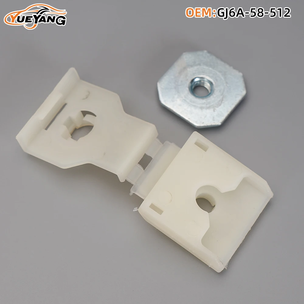 Accesorios de clip para cristal de puerta de coche YUEYANG GJ6A-58-512 para Mazda 2 3 5 6, CX-7, RX-8, soporte de cristal de puerta de coche GJ6A58512
