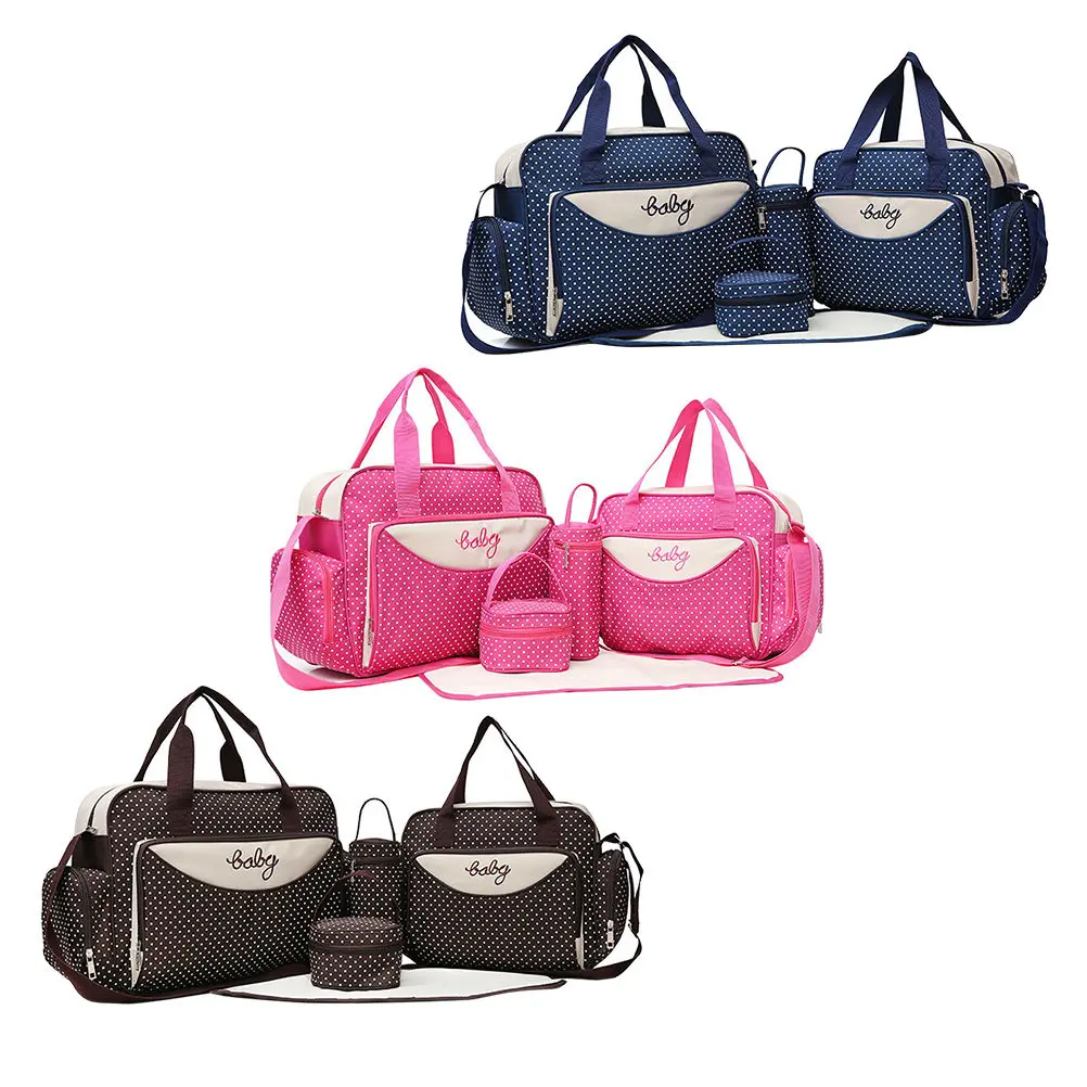 

1Set Multi-Function Mommy Tote Large Capacity Baby Bag Lightweight Durable Handle Chic Handbag for Travel Work School