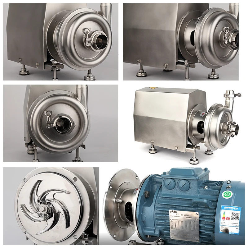 

Gold Seller Sanitation Sterilization Food Grade Sanitary Grade Aseptic Price Stainless Steel SS304 SS316L Explosion Proof Centri