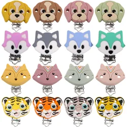 Kovict 3pcs Exquisite And Lovely Cartoon Animal Silicone Clips DIY Jewelry pendant Accessories