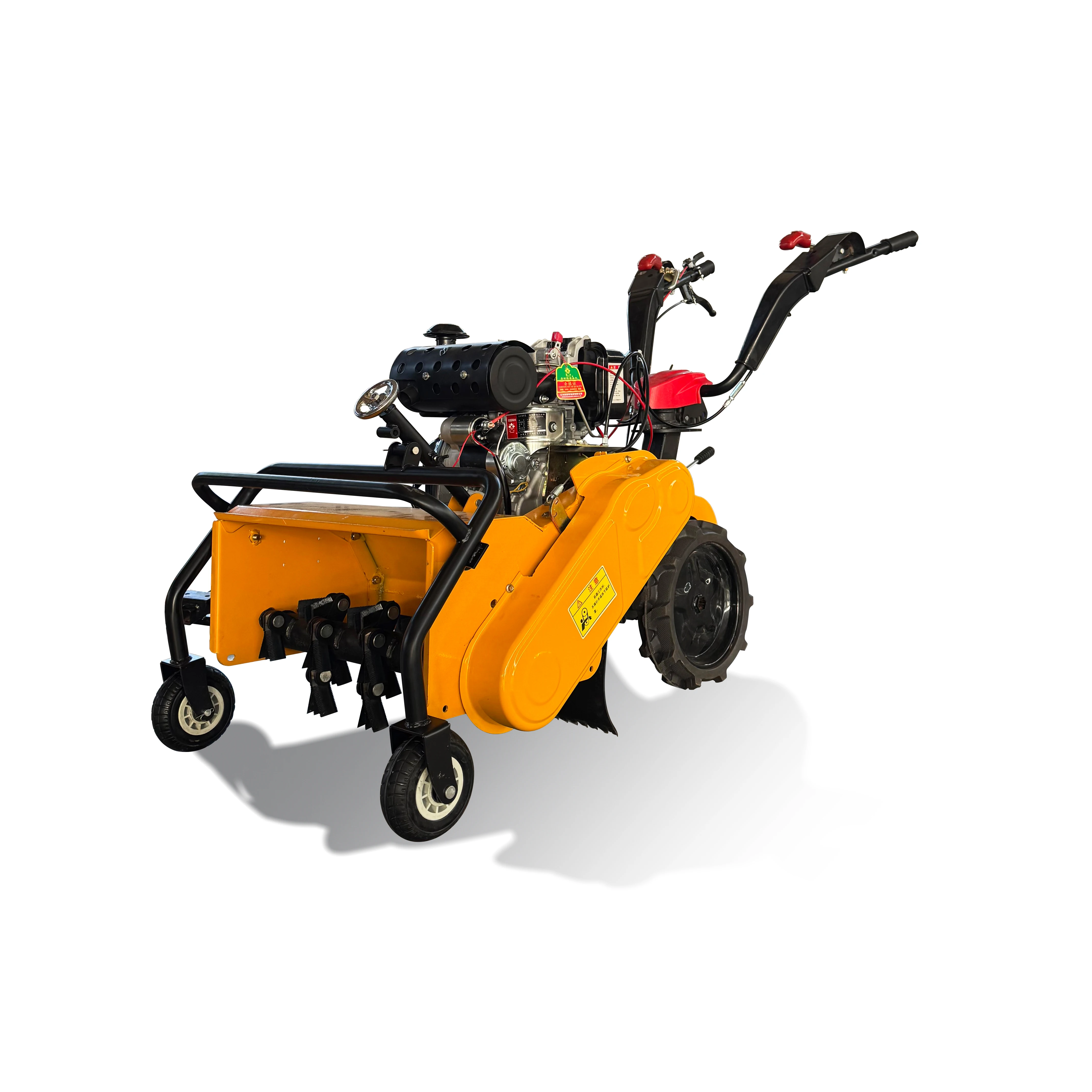 

Wholesale Price Diesel Engine Weeder 4 Wheel Self -propelled Working Garden Use