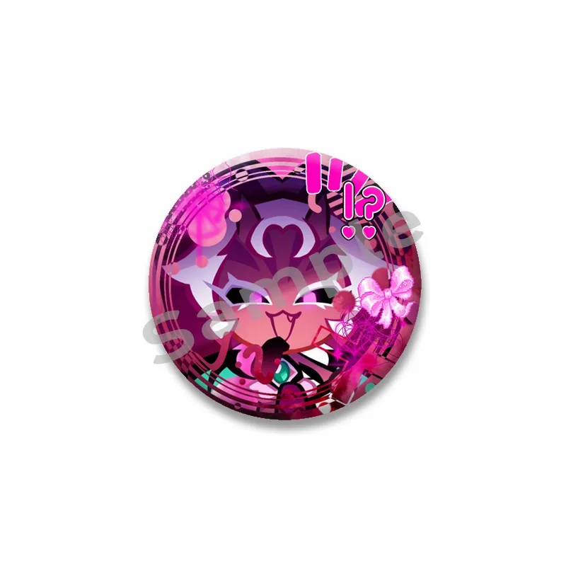 Game CRK Pancake Princess Cookie Button Badges Cartoon Figure Brooch on Backpack Clothes Hat Lapel Pins Jewelry Accessories Gift view 3