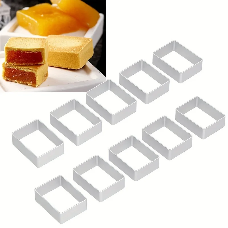 Rectangle Cheese Cake Molds, Mini Cake Pan, For Making Mini Cheesecake, Cookie, Desserts, Mousse Cakes,Baking Tools