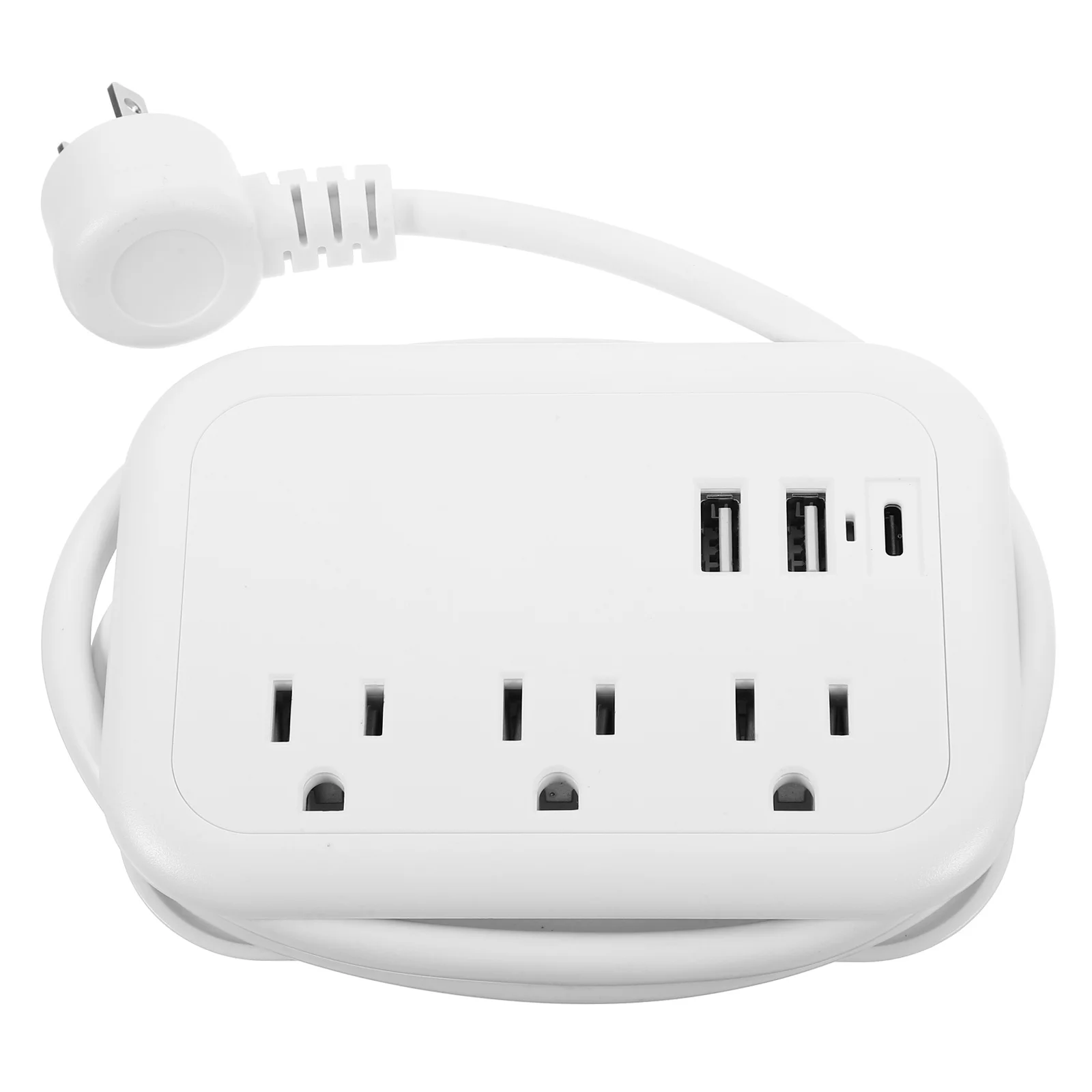 

Power Strip Panel Travel Power Outlet Us Plug Portable Multi-Slots Extension Socket Board Camping Outdoor Use Camping Accessory