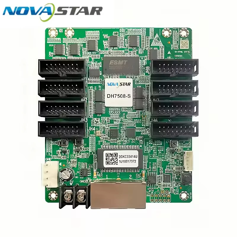 Original Nova DH7508-S Receiving Card HUB75E Port Point Calibration Replace MRV328 MRV336 Full Color LED Display Control Board