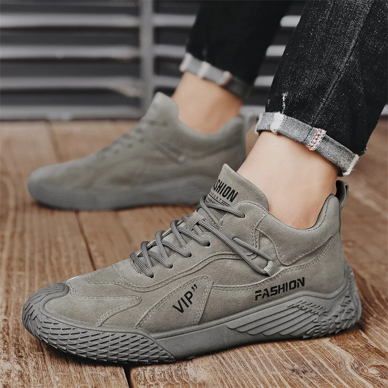 2025 Summer New Protection Shoes Increase Anti-slip Low-top Casual Sports footwear Retro Fashion Shoes Labor Work Shoes