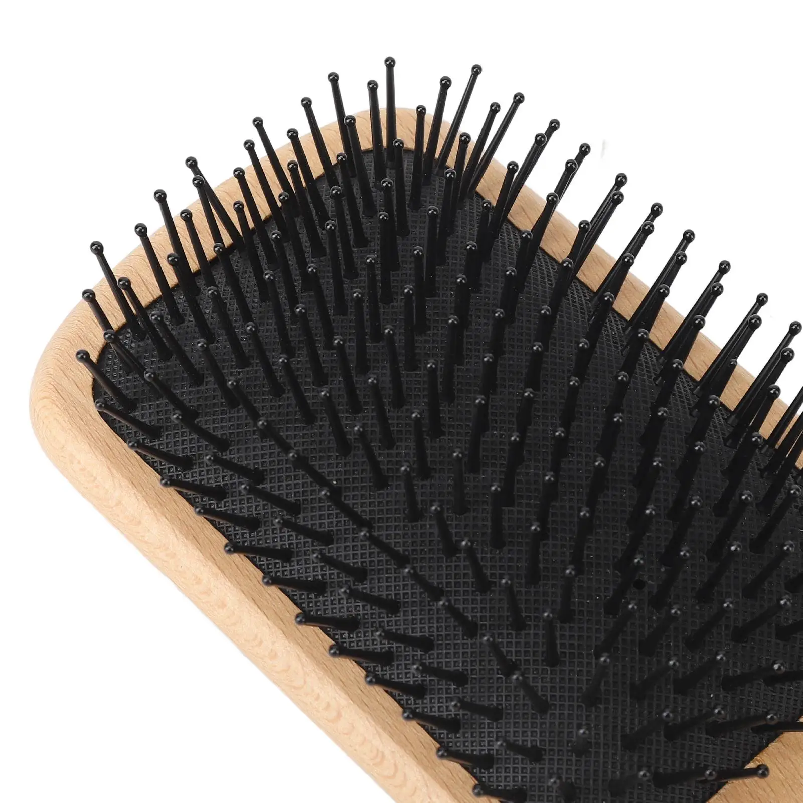 Peigne à cheveux ergonomique avec poignées à dents arrondies pour femme, brosse à cheveux, empêche la déformation des cheveux, design compact