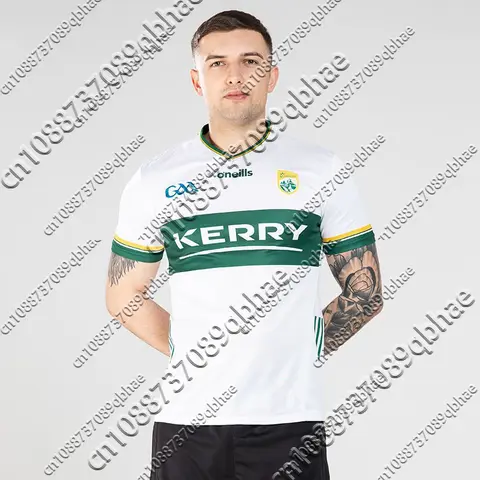 2025 여름 남성 의류 새로운 도착 Kerry GAA 축구 유니폼 # 10 통기성 및 땀 흡수 기능이 뛰어난 아동용 스포츠 티셔츠 Best5