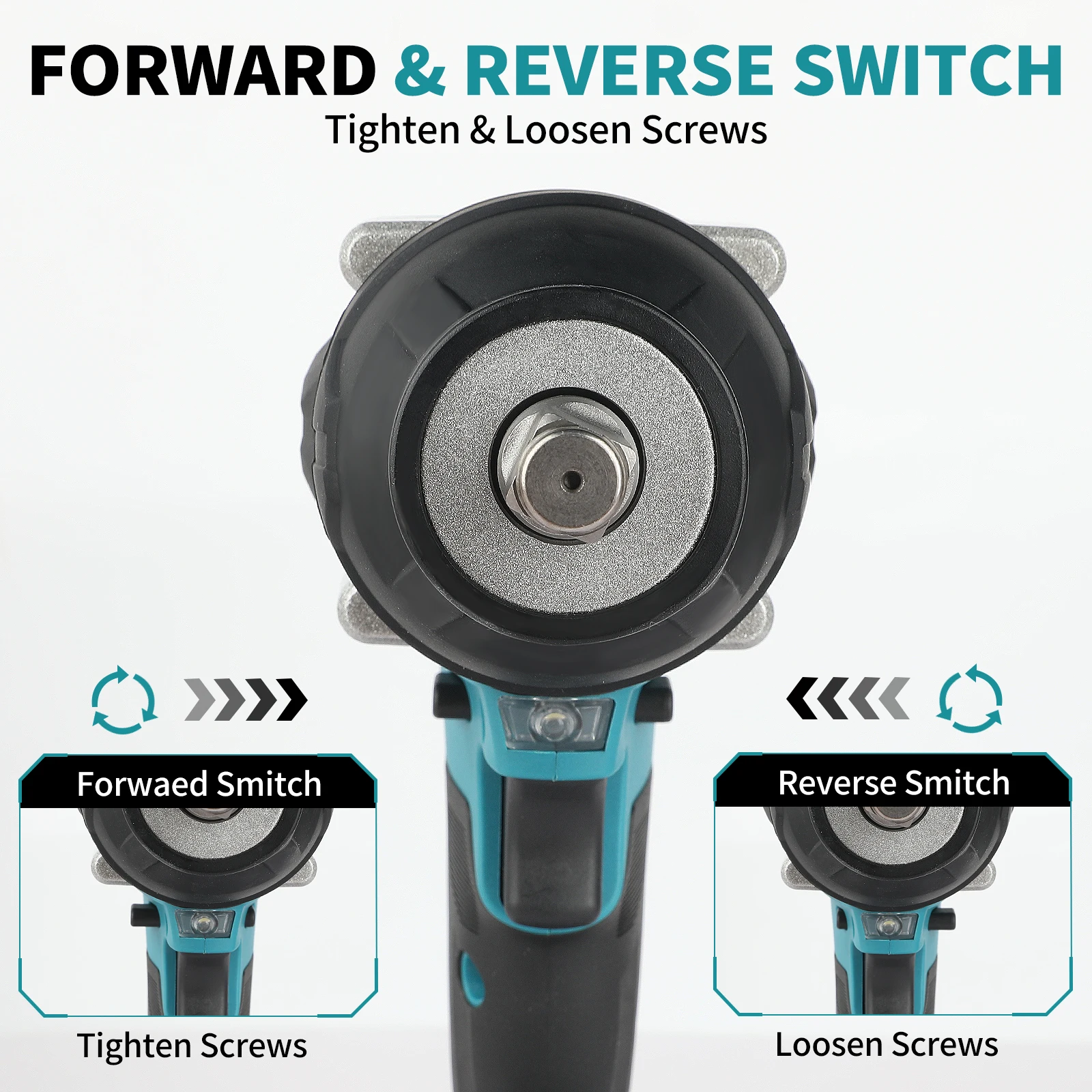 Makita DTW700 18V Cordless Impact Wrench Brushless Motor 700 Nm Variable Speed Electric Wrench High Effieiency Durable Auto Stop image 6