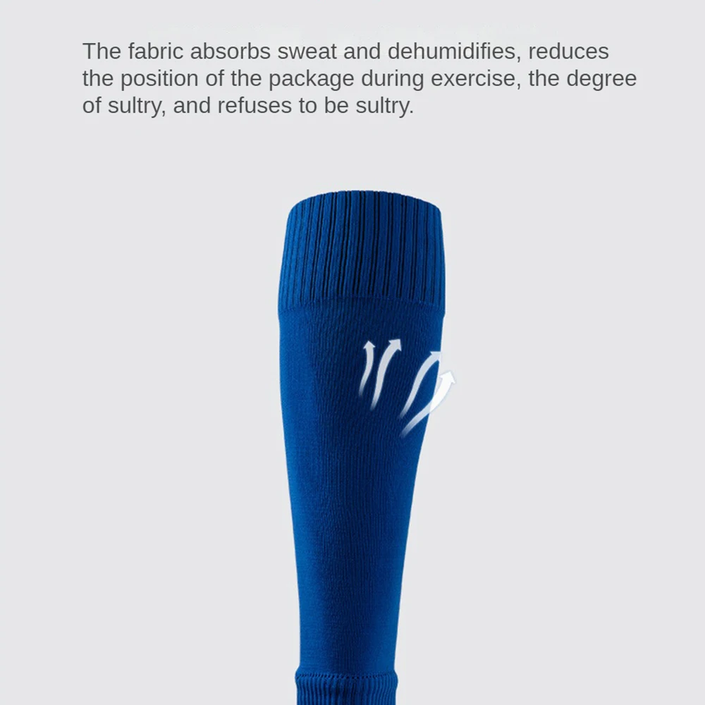 Chaussettes de football au mollet pour enfants, longues chaussettes de protection au genou, couvre-jambes élastiques, conception de tube, chaussettes de sport, 52.00g