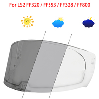 For LS2 FF320 FF353 FF328 FF800 Helmet Photochromic Visor Lens Sunshield