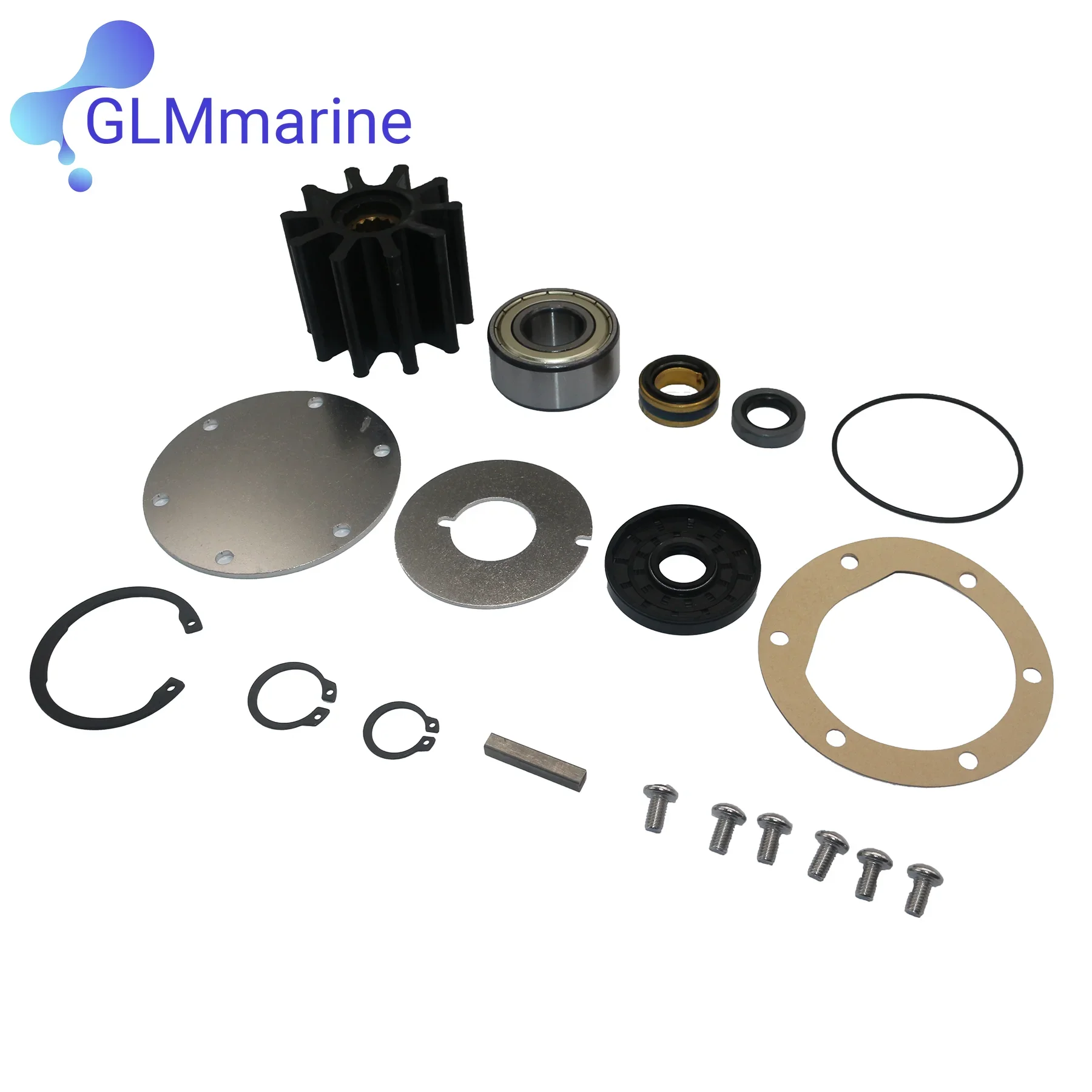 Marine Pump Flexible Impeller kit for Jabsco 777-9001 Detroit Diesel 8.2 8924483 Caterpillar 3208 3160 3N9009 2N3984