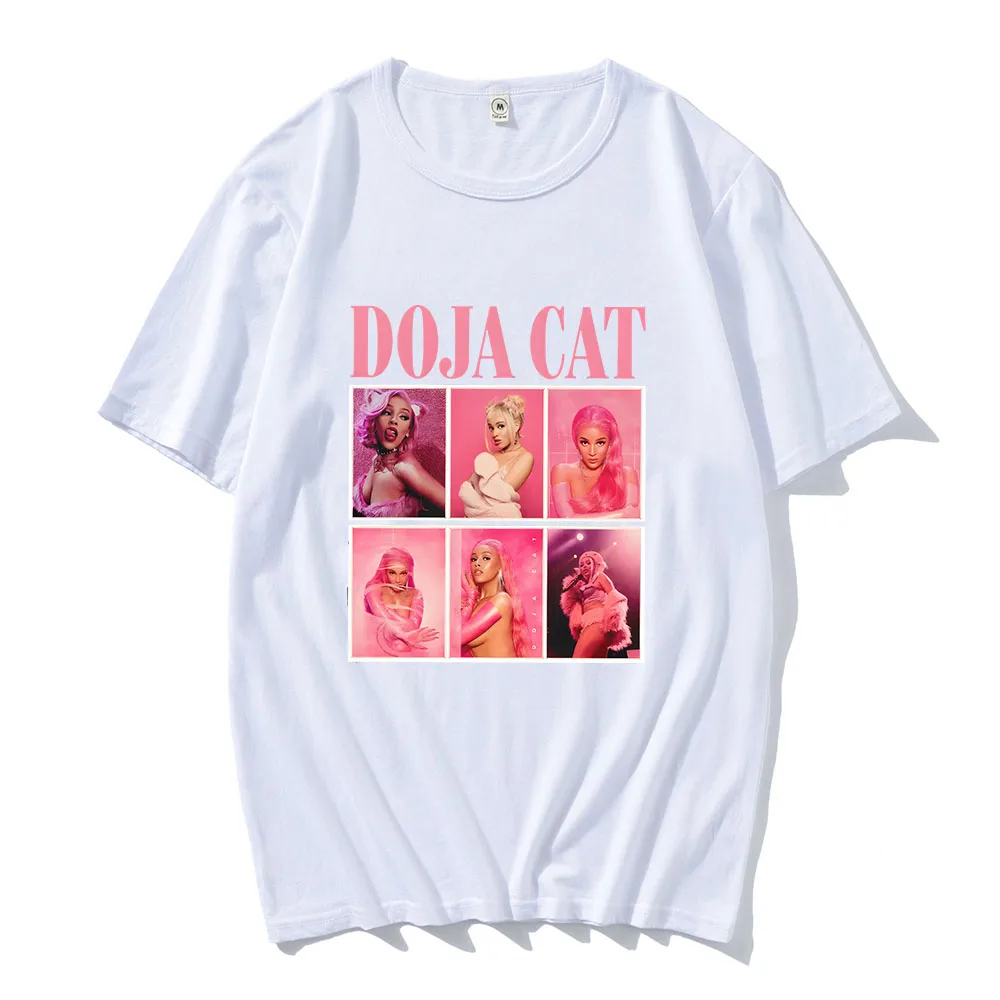Doja Cat Singer Printing T-shirts Short Sleeve Women Men Tee-shirt Summer Casual Cotton Comfortable Shirt Ropa Mujer Graphic Tee