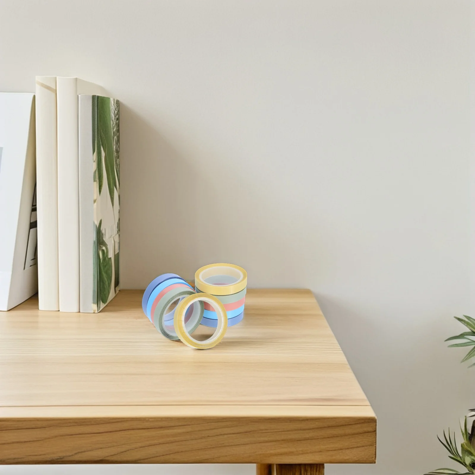 10 Rolls Clear Writable Sticky Tape Removable for Document Organization Transparent Book Annotation Page Markers