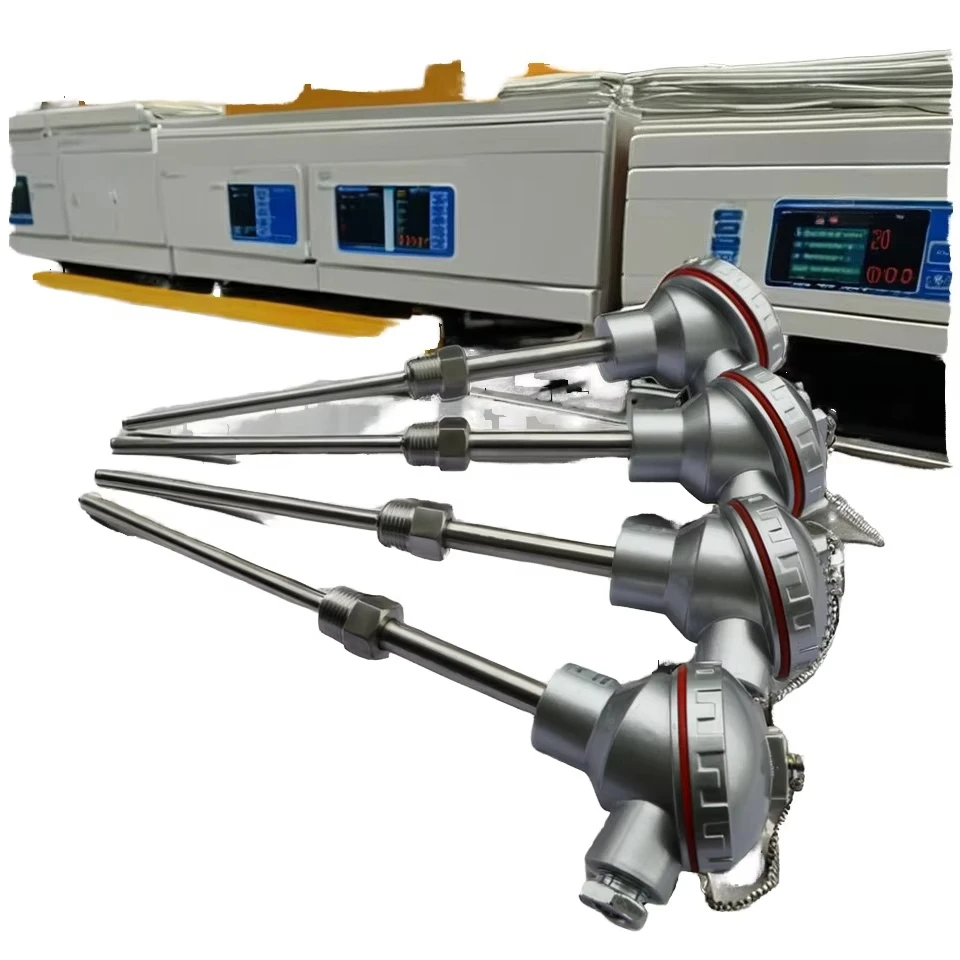 K Type Thermocouple Probe Stainless Steel High Precision 0-1000 ℃ Industrial Temperature Sensor