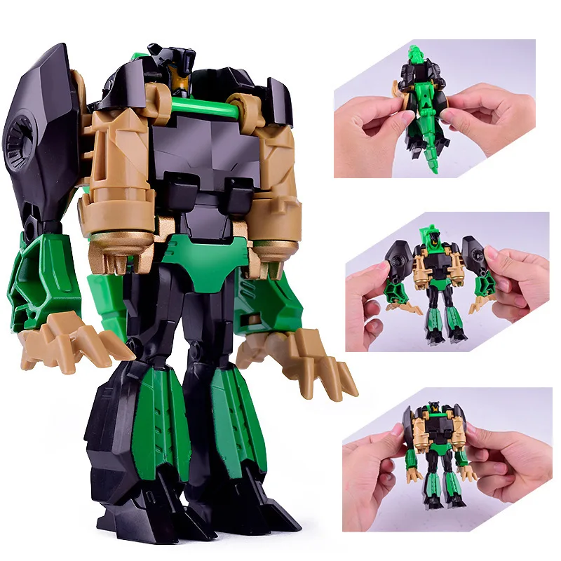 Creative One-click Transformation Robot Toys For Children Deformation Simulation Cool Car Dinosaur Toy Model Boy Gifts