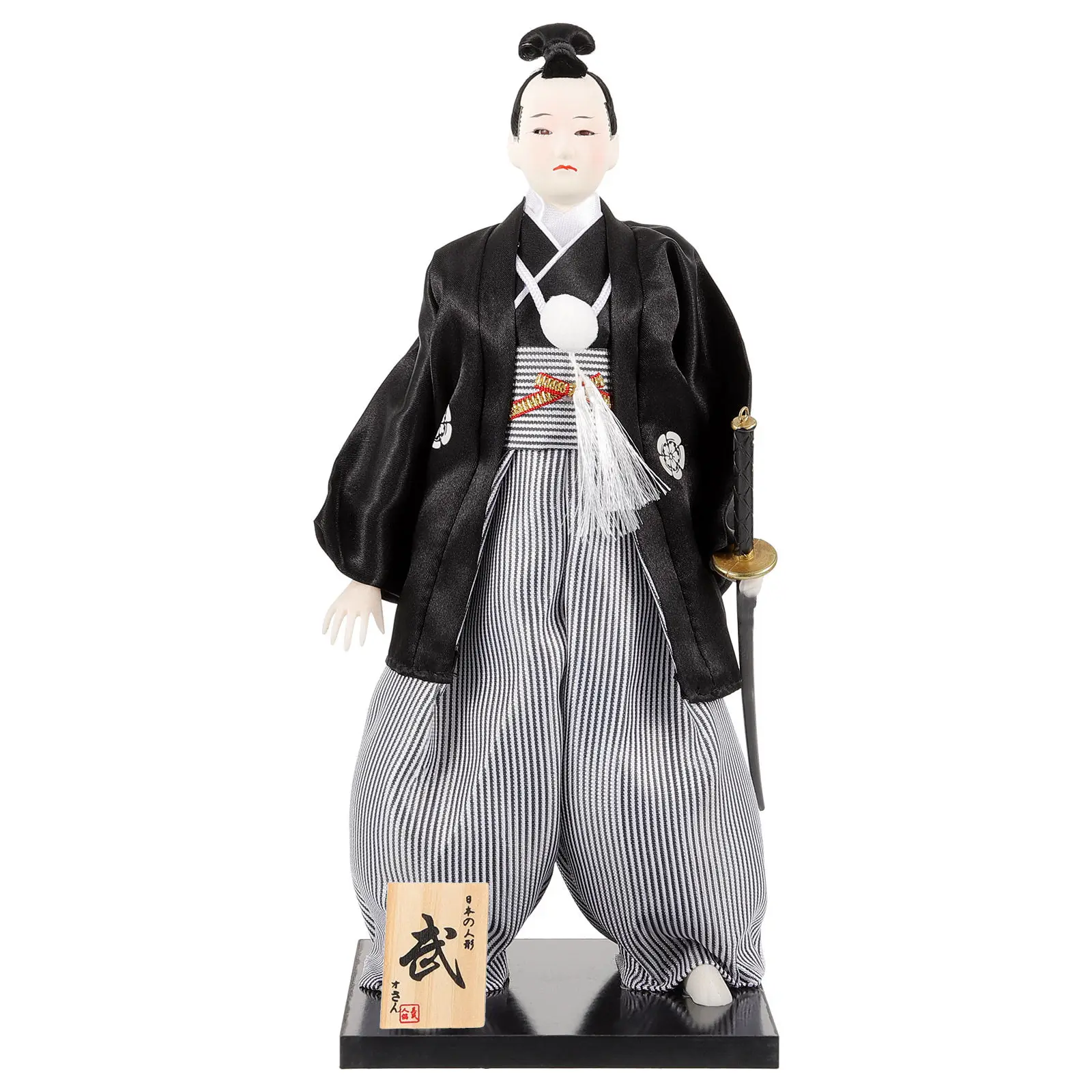 Japanese Samurai Ornament Desktop Decor Home Decoration Artistic Handcrafted Non-Fading Craft for Living Room Bedroom Office