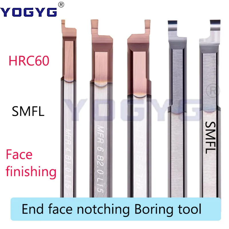 

HRC60 SMFL Black high hardness End Face Grooving Boring Tool Tungsten Steel Small Hole MFL Micro Boring Tool Grooving Arbor Cutt