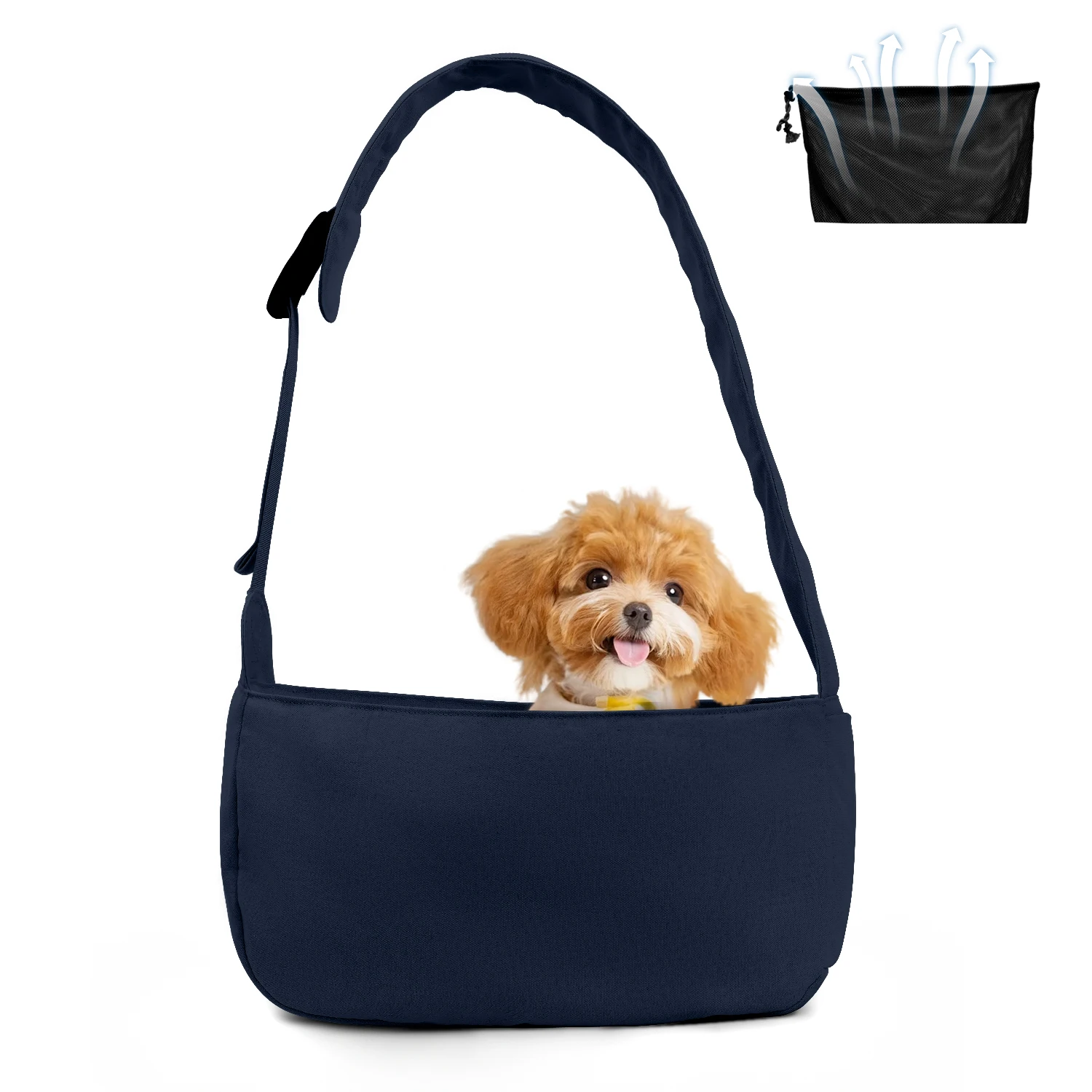 

ONECUTE Airline Approved Pet Carrier Backpack for Small Dogs Cats, Foldable Travel Tote for Chihuahua Yorkshire Puppy, Vet Visit