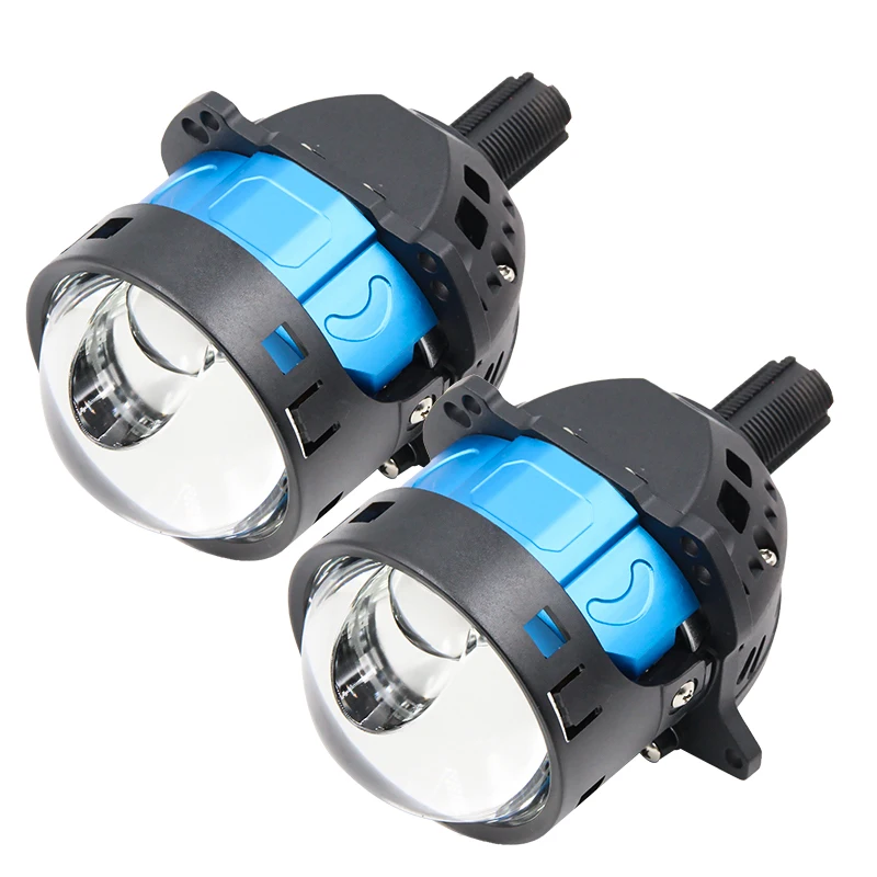 

DAO Car LED BD017 Headlamp Bulb White Light 80W 3 Inch Led Headlights Lar Bi Led Projector Lens 3.0 for Auto Lighting 6000K