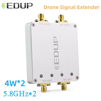 EDUP 4W Signal Booster Dual 5.8GHz Channel Drone Signal Extender Dual Channel WiFi Amplifier Long Range Wifi Signal Extender