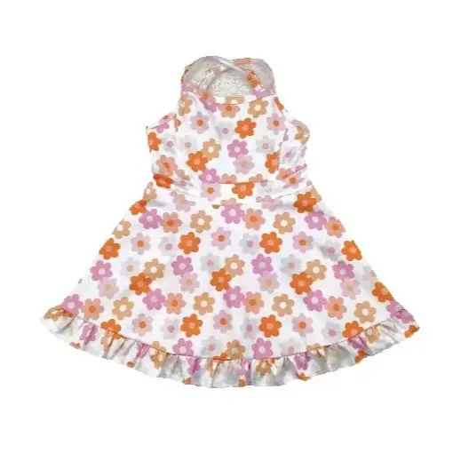 

Flowers Toddler Infant Knee Length Straps Dress Kids Skirt Shorts Yoga Clothing Baby Girl Active Halloween Bows Ruffle Clothes