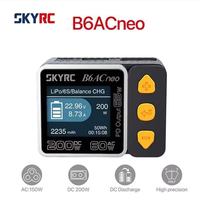 SKYRC B6ACneo Charger DC 200W AC 60W 10A Balance Charger Discharger Digital LiPo LiFe LiIon LiHV NiMH NiCd Pb Smart Battery