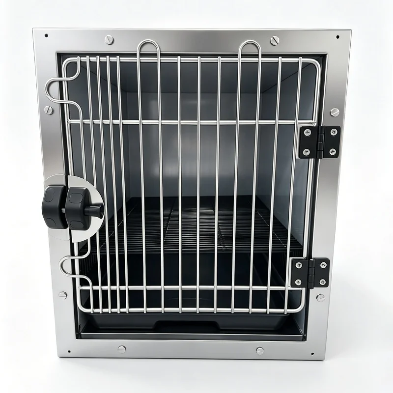 Stackable Stainless Steel for Small Pet Dog Cage Vet Injection Pet Hospital Crate Kennel Pet Houses